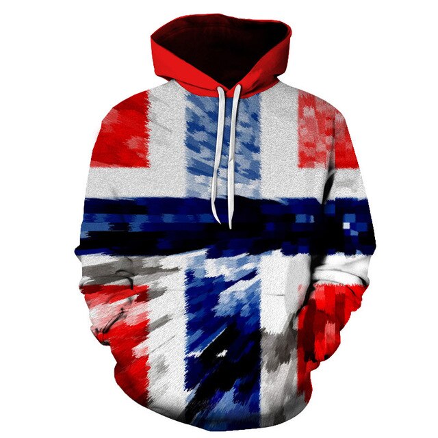 3D Hoodies National flag Canada Hoodies Sweatshirts Fashion Men Women Hoodies Germany/Brazil National flag 3D Hoodie-5