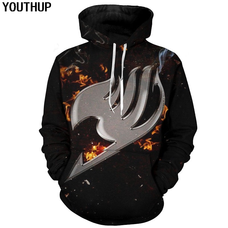 3d Hoodies Symbol Print Anime Hooded Sweatshirts Men Cool Cartoon Hoodies 3d Pullovers Cosplay Tops Men-0